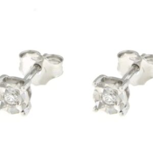 Orecchini Promesse Donna in Oro bianco Diamante ORDISCO3