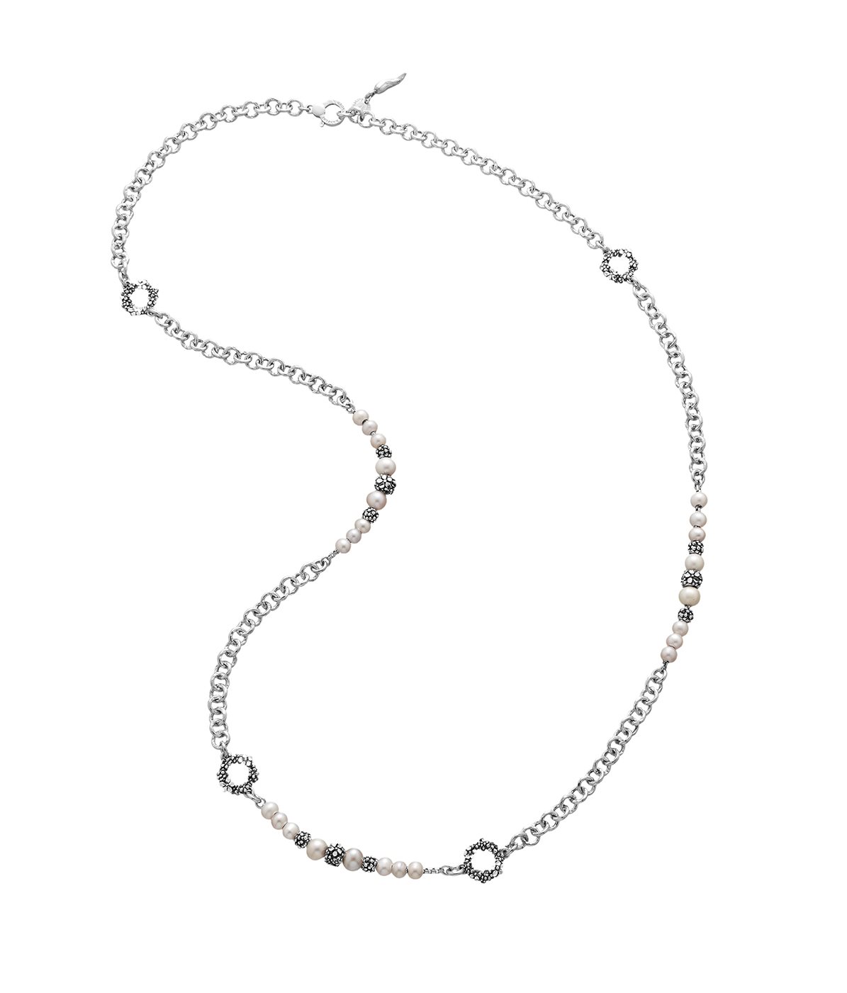 Collana Giovanni Raspini Donna Blossom in Argento Perla 11936 - Image 2