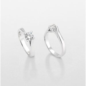 Anello Giorgio Visconti Donna in Oro bianco AB12437B