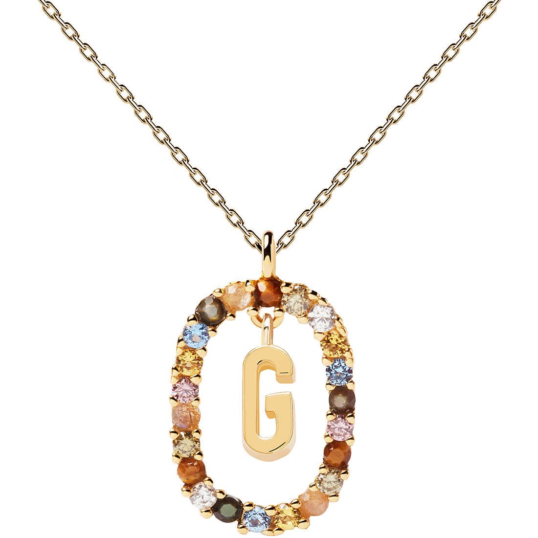 Collana PDPaola Donna NEW LETTERS in Argento CO01-266-U