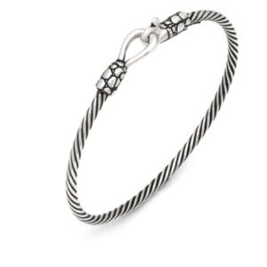 Bracciale Giovanni Raspini Uomo Croco in Argento 12567L