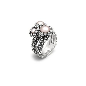 Anello Giovanni Raspini Donna Blossom in Argento Perla