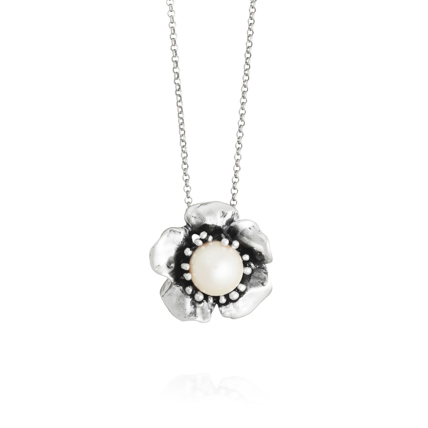 Pendente Giovanni Raspini Donna Magnolia in Argento Perla 12632 - Image 2