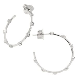 Orecchini Giovanni Raspini Donna Satellite in Argento Zircone 12549