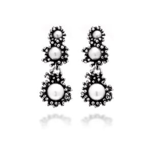 Orecchini Giovanni Raspini Donna Anemone in Argento Perla 11265