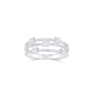Anello Bliss Donna Bl via lattea in Oro bianco Diamante 20109698