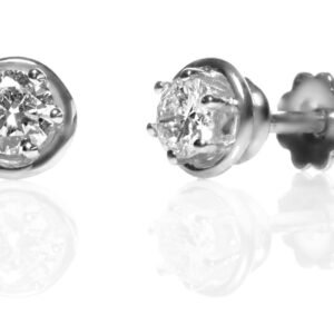 Orecchini Promesse Donna in Oro bianco Diamante OPPF024