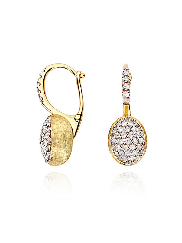 Orecchini Nanis Donna Ciliegine in Oro giallo Diamante OS25-583 - Image 3