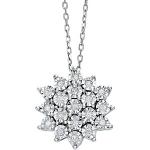 Collana Bliss Donna Elisir in Oro bianco Diamante 20067364