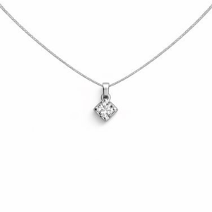 Collana Promesse Donna in Oro bianco Diamante PNDISCO1