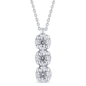 Collana Bliss Donna in Oro bianco Diamante 20111555