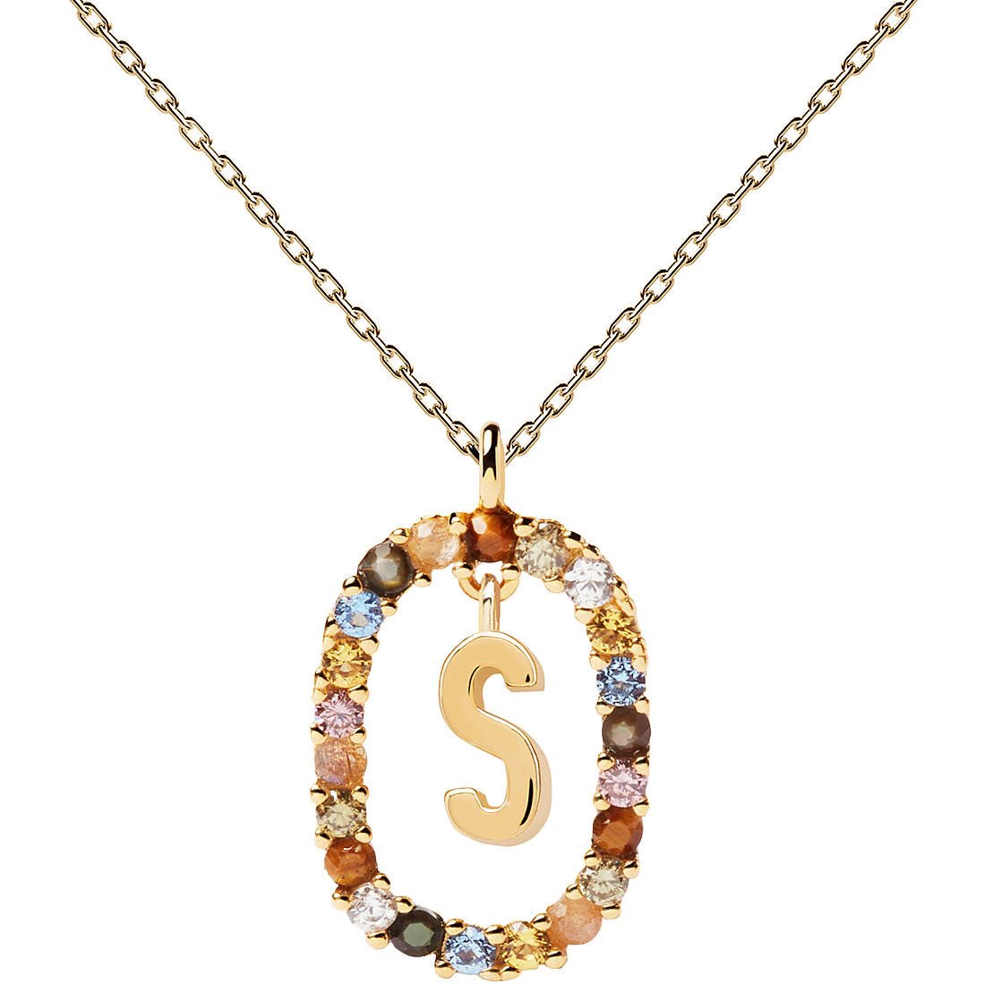 Collana PDPaola Donna NEW LETTERS in Argento CO01-278-U