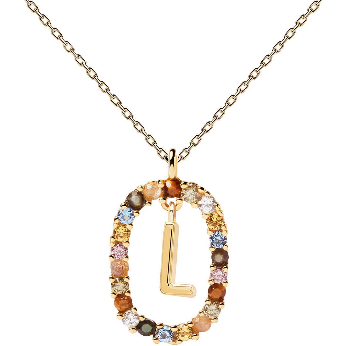 Collana PDPaola Donna NEW LETTERS in Argento CO01-271-U