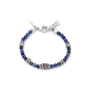 Bracciale Giovanni Raspini Uomo Satellite in Argento Sodalite 12573L