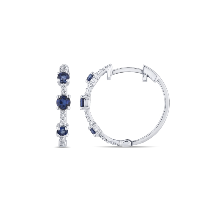 Orecchini Bliss Donna Bl via lattea in Oro Zaffiro blu 20109718