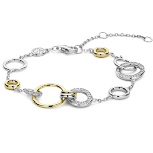 Bracciale Ti Sento Milano Donna Cerchi in Argento Cubic Zirconia 23047ZY