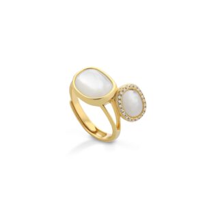 Anello Lelune Donna LELUNE GLAMOUR in Argento LGRN758.2
