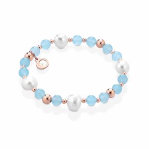 Bracciale Lelune Donna LELUNE GLAMOUR in Argento Perla LGBR437.2