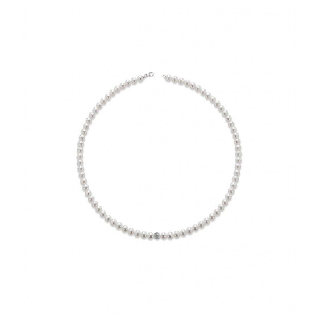 Collana Lelune Donna LELUNE CLASSIC in Perle Perla LLNK01.55