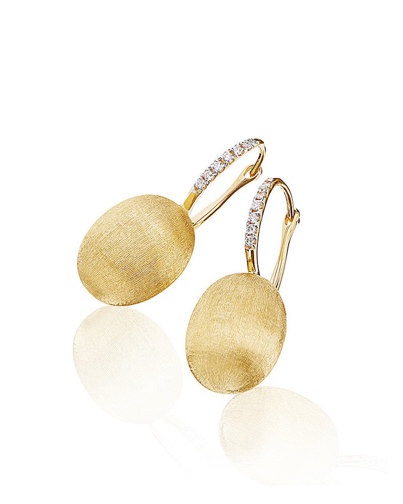 Orecchini Nanis Donna Ciliegine in Oro giallo Diamante OS16-583 - Image 3