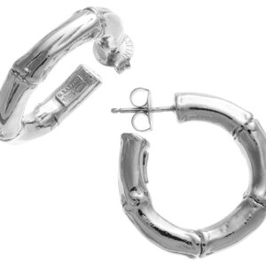 Orecchini Giovanni Raspini Donna Bambù in Argento 10654