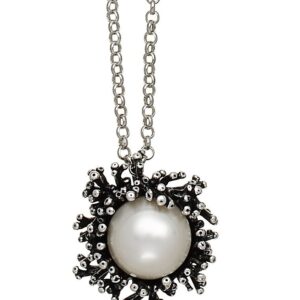 Pendente Giovanni Raspini Donna Anemone in Argento Perla 10569