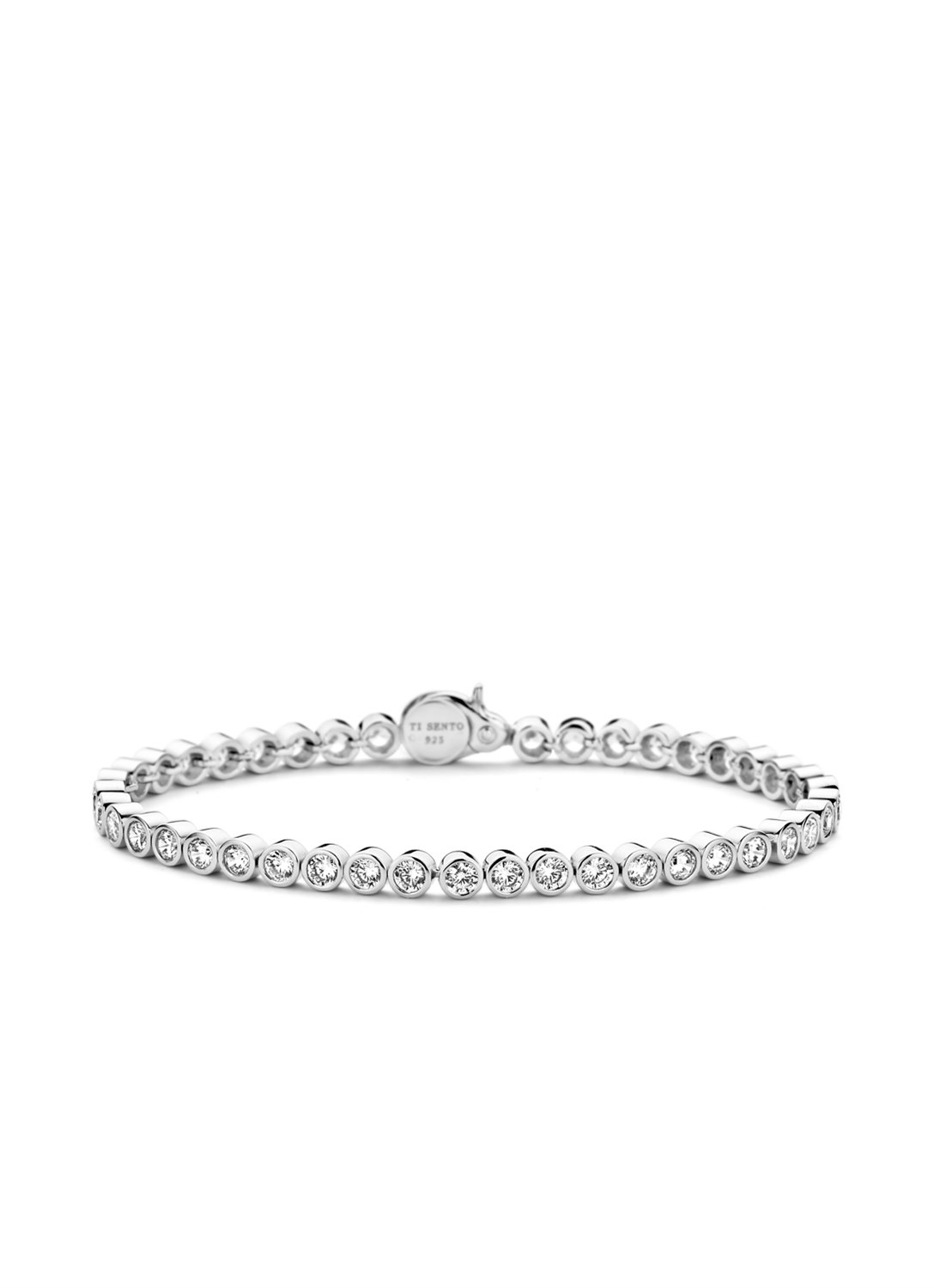 Bracciale Ti Sento Milano Donna in Argento Cubic Zirconia 2842ZI