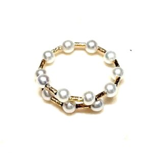 Anello Coscia Perle Donna Le Lune in Oro giallo Perla LLRN2156.1