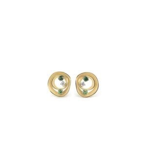 Orecchini Annamaria Cammilli Donna Dune color in Oro Peridoto GOR3387UT04